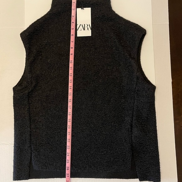 NEW Zara Black Textured Top - Picture 10 of 11